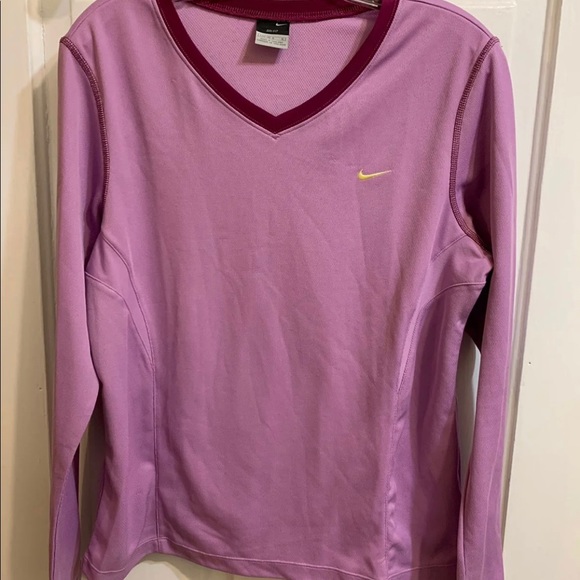 Nike Tops - Ladies Nike Dry-Fit V-neck Athletic Top, Size L